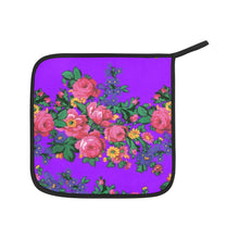 Load image into Gallery viewer, Kokum&#39;s Revenge Lilac Oven Mitt &amp; Pot Holder
