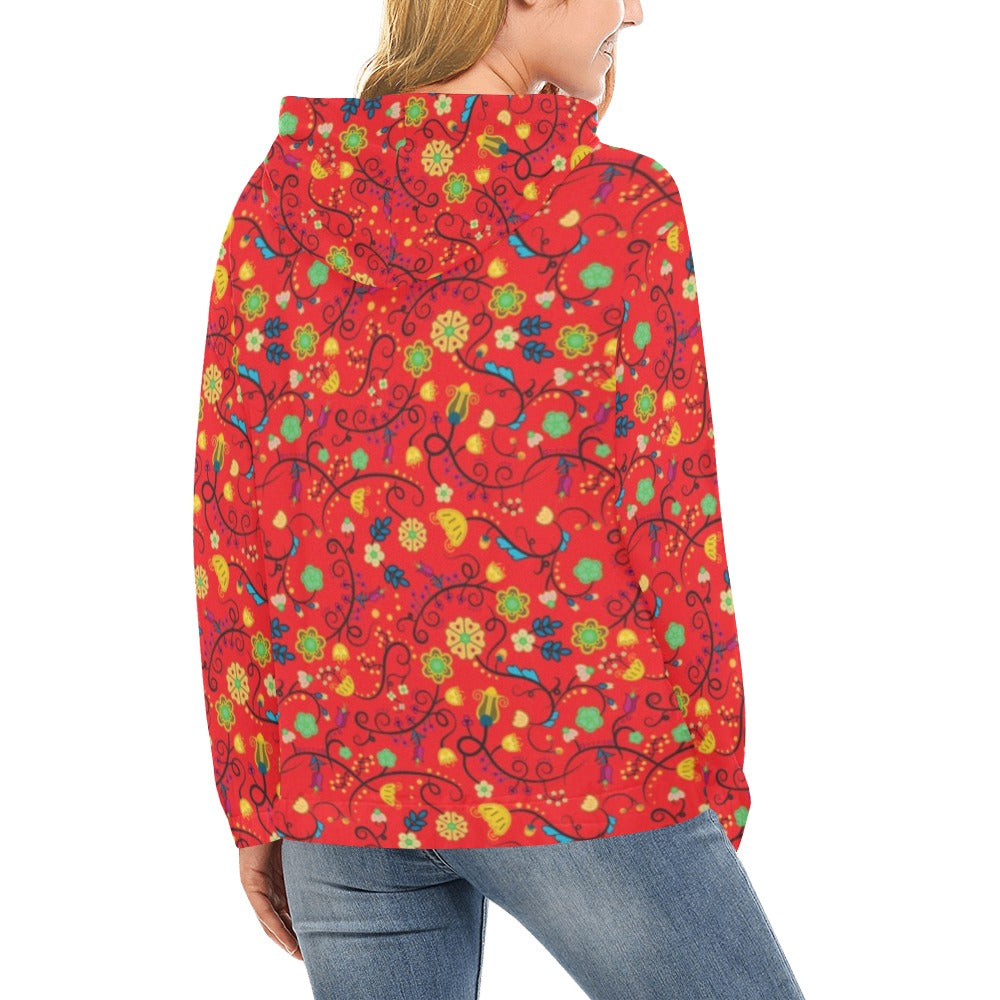 Nipin Blossom Fire Hoodie for Women