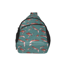 Load image into Gallery viewer, Red Swift Turquoise Chest Bag
