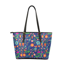 Load image into Gallery viewer, Bee Spring Twilight Leather Tote Bag
