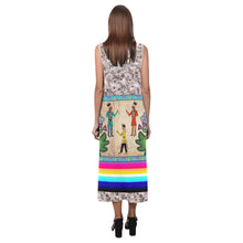 Load image into Gallery viewer, Kinship Ties Phaedra Sleeveless Open Fork Long Dress
