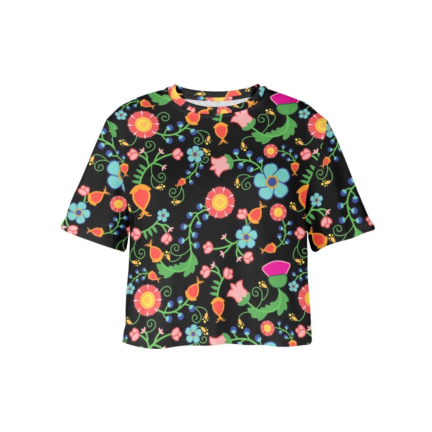 Bee Spring Night Crop Top
