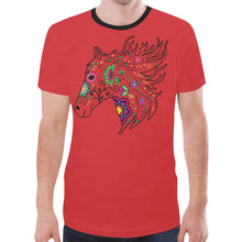 Load image into Gallery viewer, Horse Spirit Guide (Red) New T-shirt for Men
