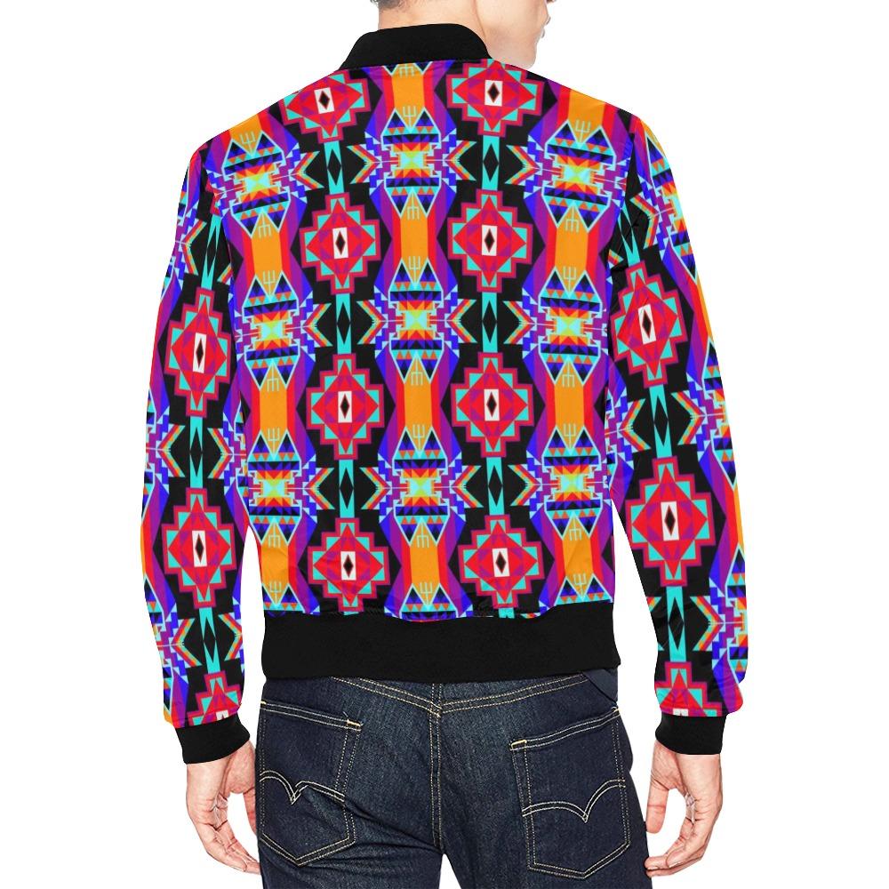 Fancy Bustle All Over Print Bomber Jacket for Men (Model H19) All Over Print Bomber Jacket for Men (H19) e-joyer 