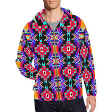 Load image into Gallery viewer, Fancy Bustle All Over Print Full Zip Hoodie for Men (Model H14) All Over Print Full Zip Hoodie for Men (H14) e-joyer 
