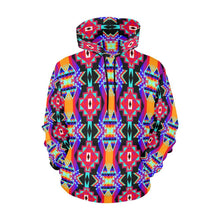 Load image into Gallery viewer, Fancy Bustle All Over Print Hoodie for Women (USA Size) (Model H13) All Over Print Hoodie for Women (H13) e-joyer 
