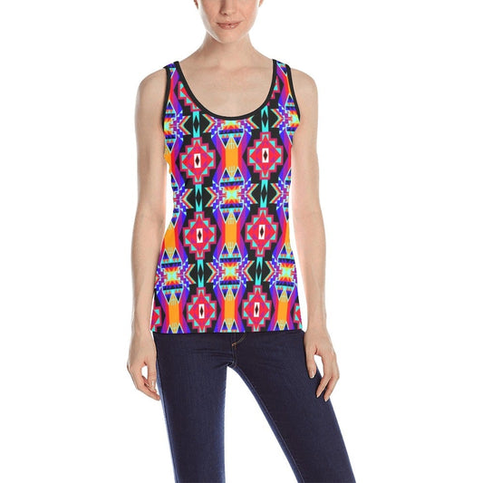 Fancy Bustle All Over Print Tank Top for Women (Model T43) All Over Print Tank Top for Women (T43) e-joyer 