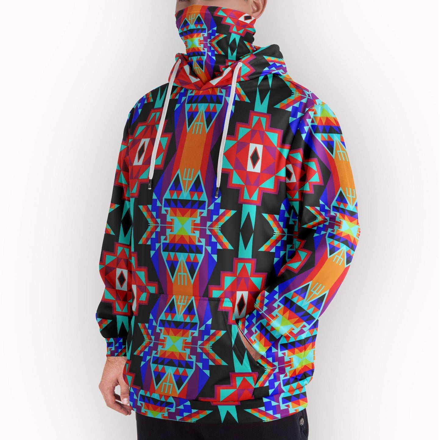 Fancy Bustle Hoodie with Face Cover 49 Dzine 