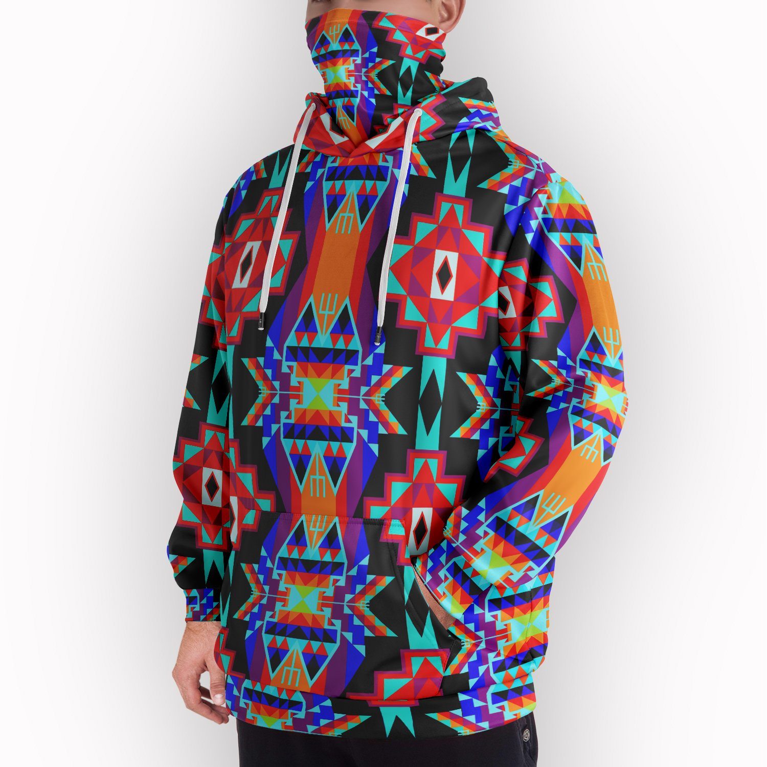 Fancy Bustle Hoodie with Face Cover 49 Dzine 
