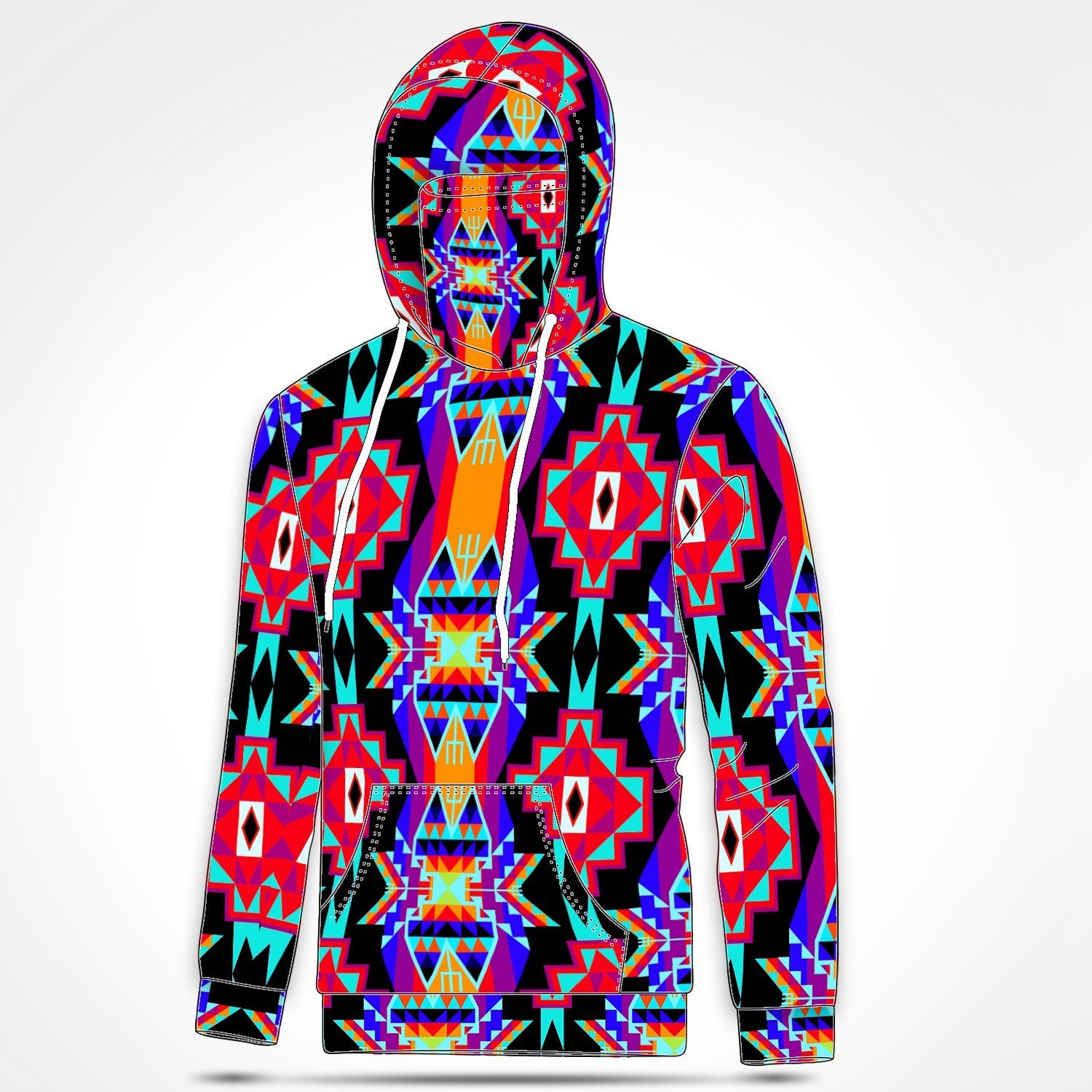 Fancy Bustle Hoodie with Face Cover 49 Dzine 