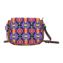 Load image into Gallery viewer, Fancy Bustle Saddle Bag/Small (Model 1649) Full Customization bag e-joyer 
