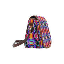 Load image into Gallery viewer, Fancy Bustle Saddle Bag/Small (Model 1649) Full Customization bag e-joyer 
