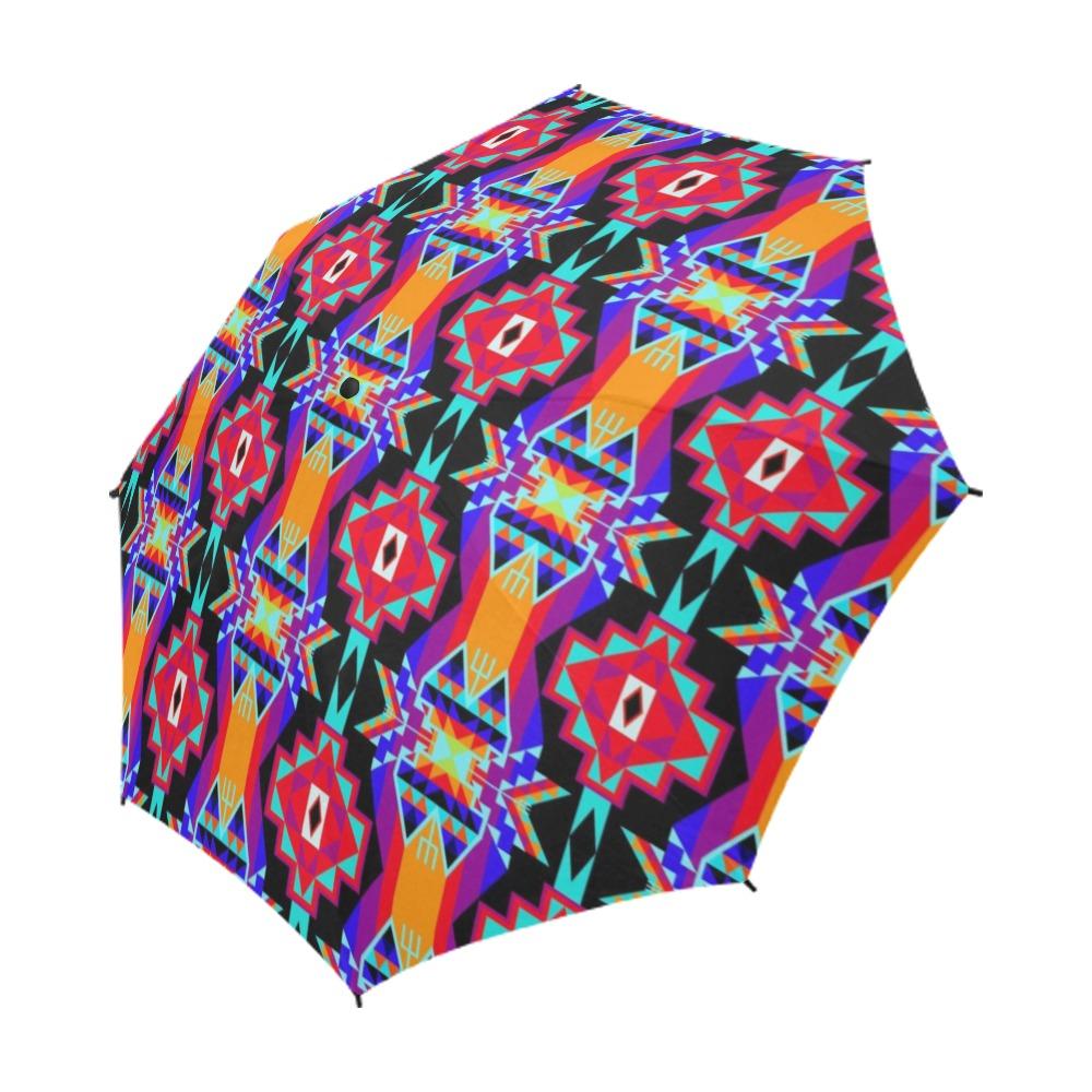 Fancy Bustle Semi-Automatic Foldable Umbrella (Model U05) Semi-Automatic Foldable Umbrella e-joyer 