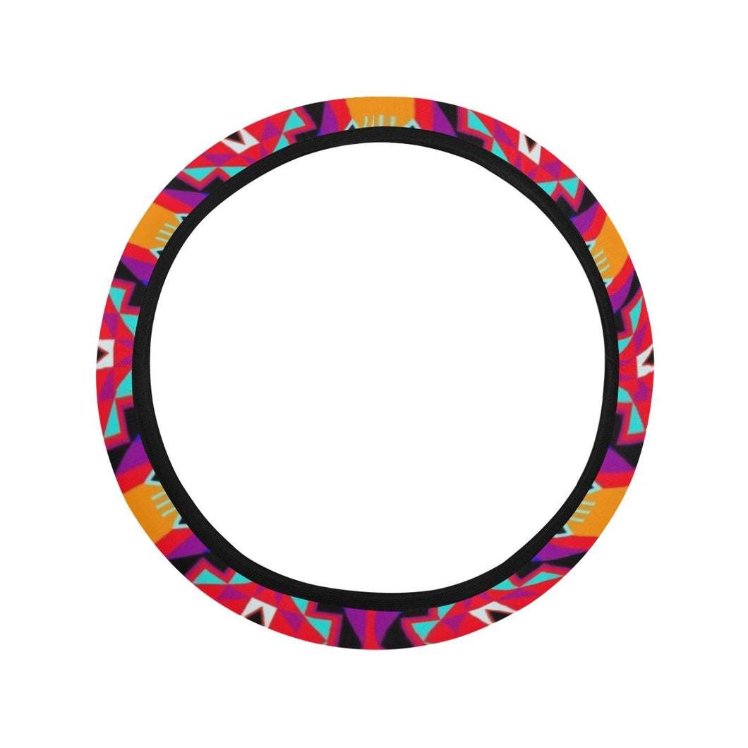 Fancy Bustle Steering Wheel Cover with Elastic Edge Steering Wheel Cover with Elastic Edge e-joyer 