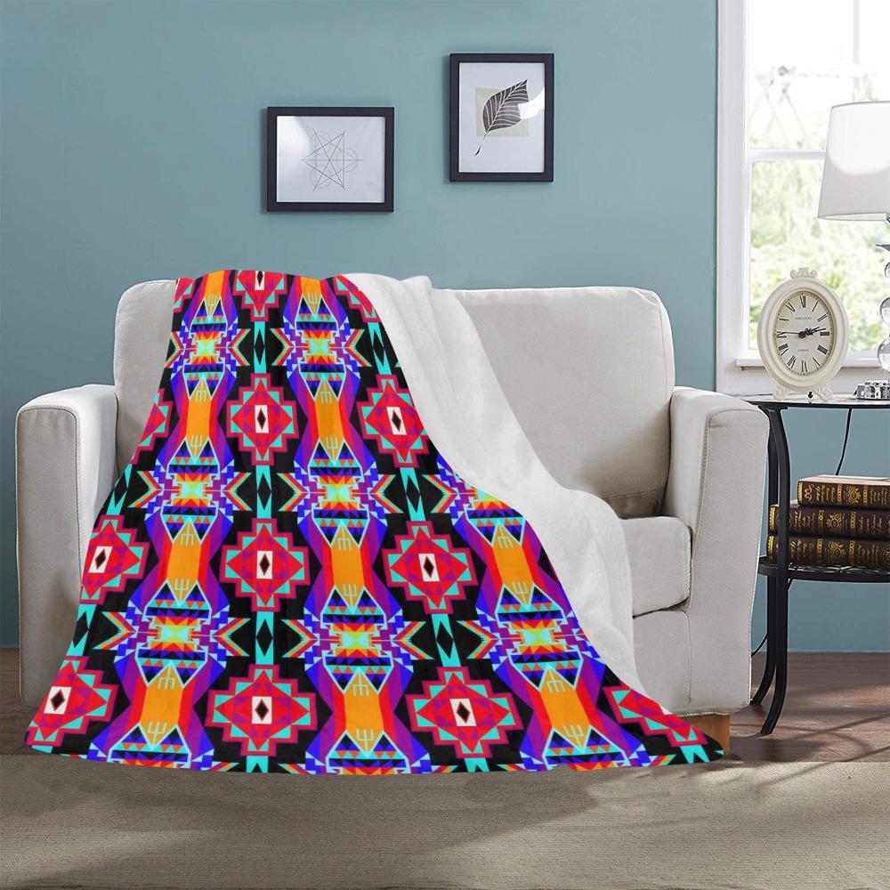 Fancy Bustle Ultra-Soft Micro Fleece Blanket 50"x60" Ultra-Soft Blanket 50''x60'' e-joyer 