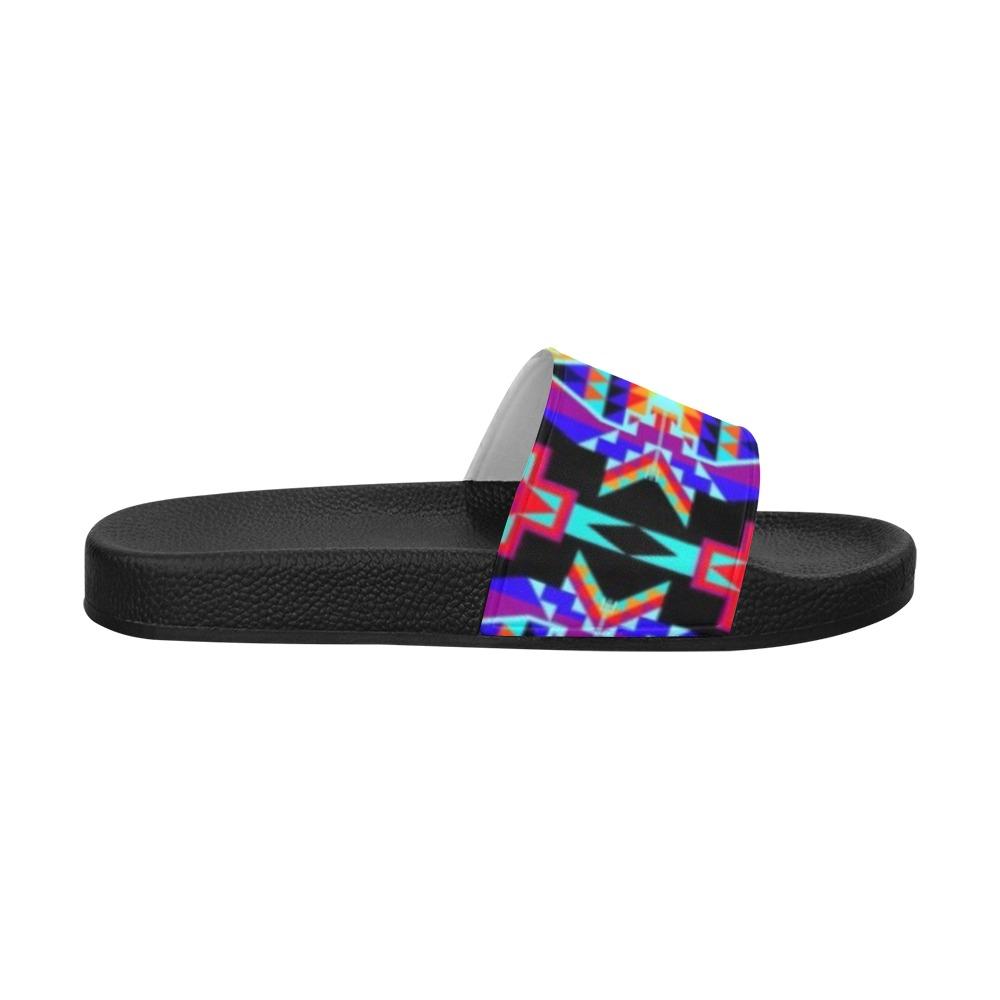 Fancy Bustle Women's Slide Sandals (Model 057) Women's Slide Sandals (057) e-joyer 
