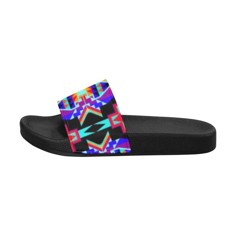 Fancy Bustle Women's Slide Sandals (Model 057) Women's Slide Sandals (057) e-joyer 