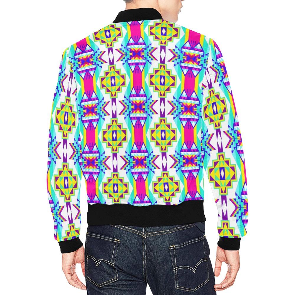 Fancy Champion All Over Print Bomber Jacket for Men (Model H19) All Over Print Bomber Jacket for Men (H19) e-joyer 
