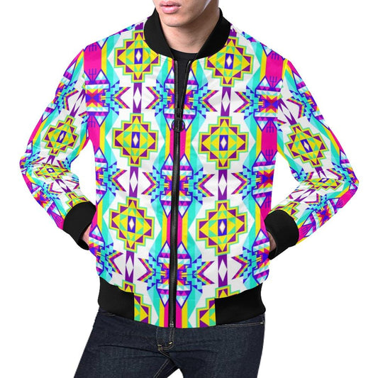 Fancy Champion All Over Print Bomber Jacket for Men (Model H19) All Over Print Bomber Jacket for Men (H19) e-joyer 