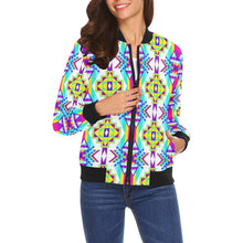 Load image into Gallery viewer, Fancy Champion All Over Print Bomber Jacket for Women (Model H19) All Over Print Bomber Jacket for Women (H19) e-joyer 
