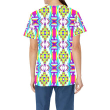 Load image into Gallery viewer, Fancy Champion All Over Print Scrub Top Scrub Top e-joyer 
