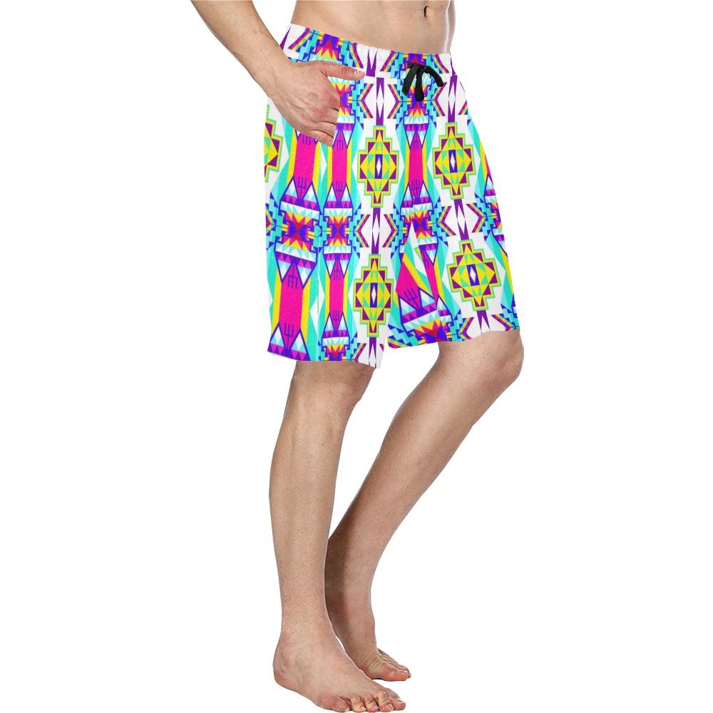 Fancy Champion Men's All Over Print Casual Shorts (Model L23) Men's Casual Shorts (L23) e-joyer 