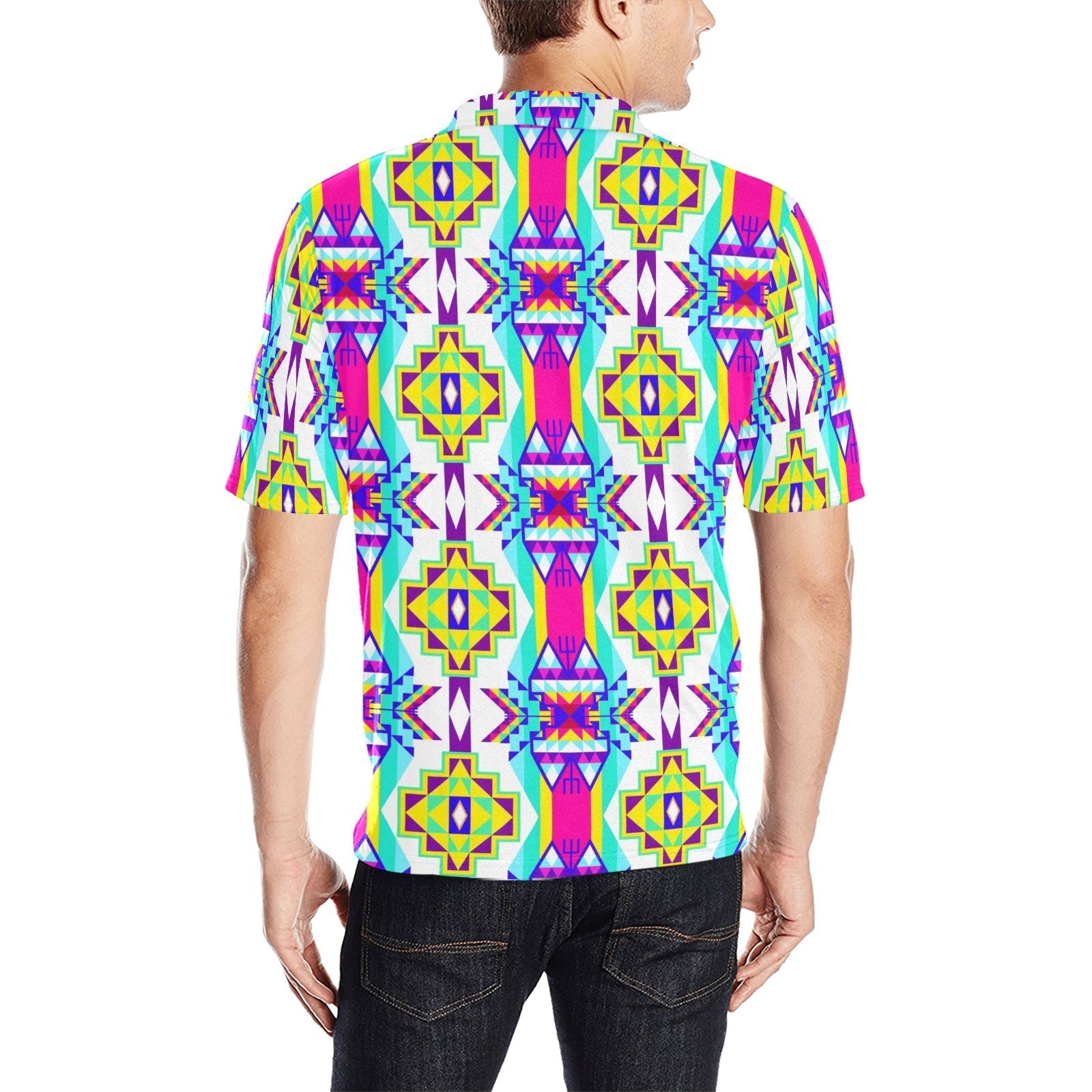 Fancy Champion Men's All Over Print Polo Shirt (Model T55) Men's Polo Shirt (Model T55) e-joyer 