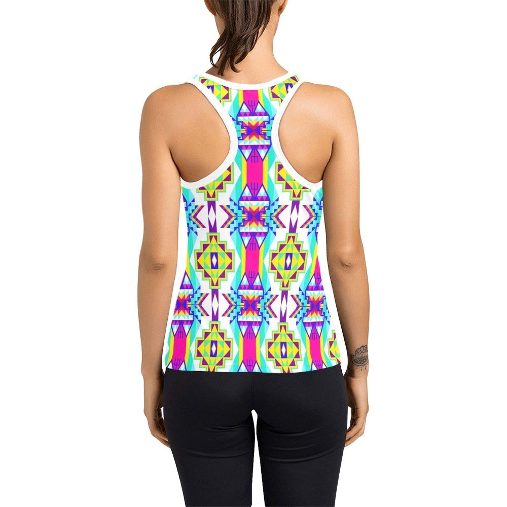 Fancy Champion Women's Racerback Tank Top (Model T60) Racerback Tank Top (T60) e-joyer 