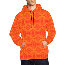 Load image into Gallery viewer, Fancy Orange All Over Print Hoodie for Men (USA Size) (Model H13) All Over Print Hoodie for Men (H13) e-joyer 
