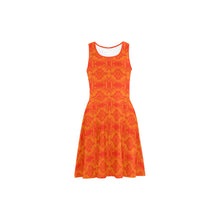 Load image into Gallery viewer, Fancy Orange Atalanta Sundress (Model D04) Atalanta Sundress (D04) e-joyer 
