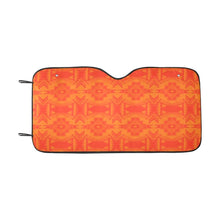 Load image into Gallery viewer, Fancy Orange Car Sun Shade 55&quot;x30&quot; Car Sun Shade e-joyer 
