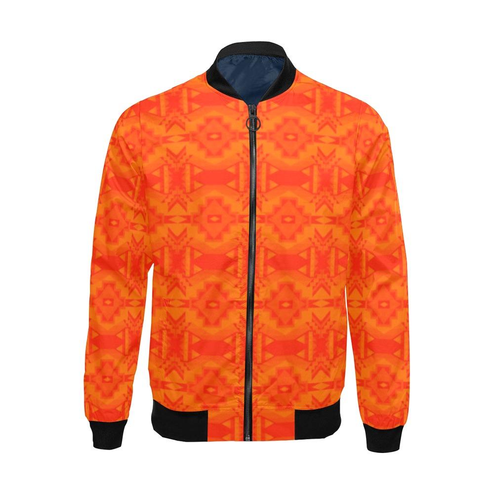 Fancy Orange Carrying Their Prayers All Over Print Bomber Jacket for Men (Model H19) All Over Print Bomber Jacket for Men (H19) e-joyer 
