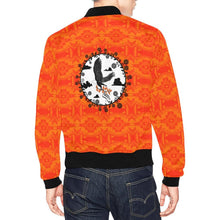 Load image into Gallery viewer, Fancy Orange Carrying Their Prayers All Over Print Bomber Jacket for Men (Model H19) All Over Print Bomber Jacket for Men (H19) e-joyer 
