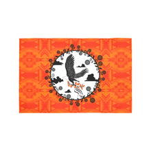 Load image into Gallery viewer, Fancy Orange Carrying Their Prayers Motorcycle Flag (Twin Sides) Motorcycle Flag (Twin Sides) e-joyer 
