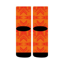 Load image into Gallery viewer, Fancy Orange Crew Socks Crew Socks e-joyer 
