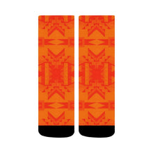 Load image into Gallery viewer, Fancy Orange Crew Socks Crew Socks e-joyer 
