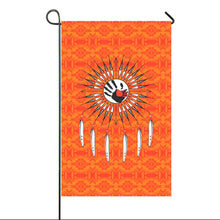 Load image into Gallery viewer, Fancy Orange - Feather Directions Garden Flag 36&#39;&#39;x60&#39;&#39; (Two Sides Printing) Garden Flag 36‘’x60‘’ (Two Sides) e-joyer 
