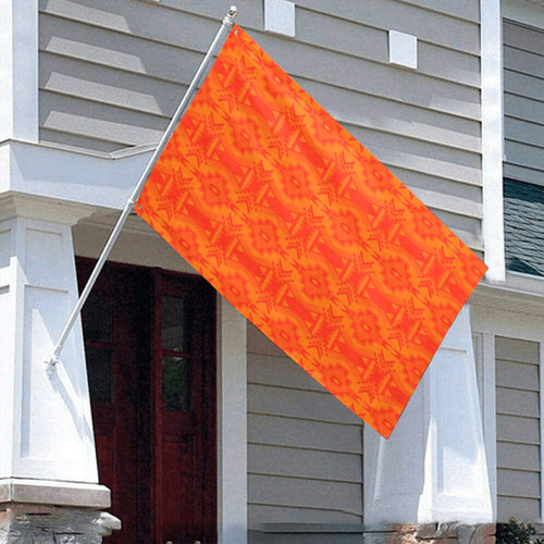 Fancy Orange Garden Flag 70