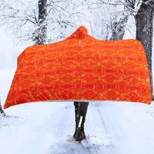 Load image into Gallery viewer, Fancy Orange Hooded Blanket blanket 49 Dzine 
