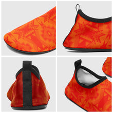 Load image into Gallery viewer, Fancy Orange Sockamoccs Slip On Shoes Herman 
