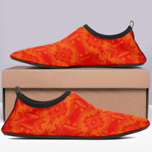 Load image into Gallery viewer, Fancy Orange Sockamoccs Slip On Shoes Herman 
