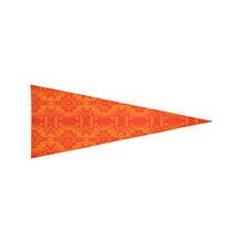 Load image into Gallery viewer, Fancy Orange Trigonal Garden Flag 30&quot;x12&quot; Trigonal Garden Flag 30&quot;x12&quot; e-joyer 
