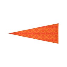 Load image into Gallery viewer, Fancy Orange Trigonal Garden Flag 30&quot;x12&quot; Trigonal Garden Flag 30&quot;x12&quot; e-joyer 
