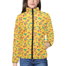 Load image into Gallery viewer, Swift Pastel Yellow Women&#39;s Stand Collar Padded Jacket
