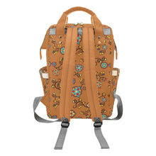 Load image into Gallery viewer, Fire Bloom Light Multi-Function Diaper Backpack/Diaper Bag
