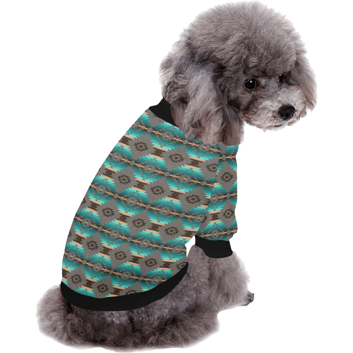 Cree Confederacy Pet Dog Round Neck Shirt