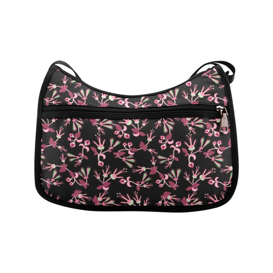 Floral Green Black Crossbody Bags