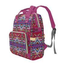 Load image into Gallery viewer, Medicine Blessing Pink Multi-Function Diaper Backpack/Diaper Bag
