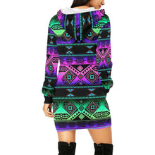 Load image into Gallery viewer, California Coast Sunrise Hoodie Dress
