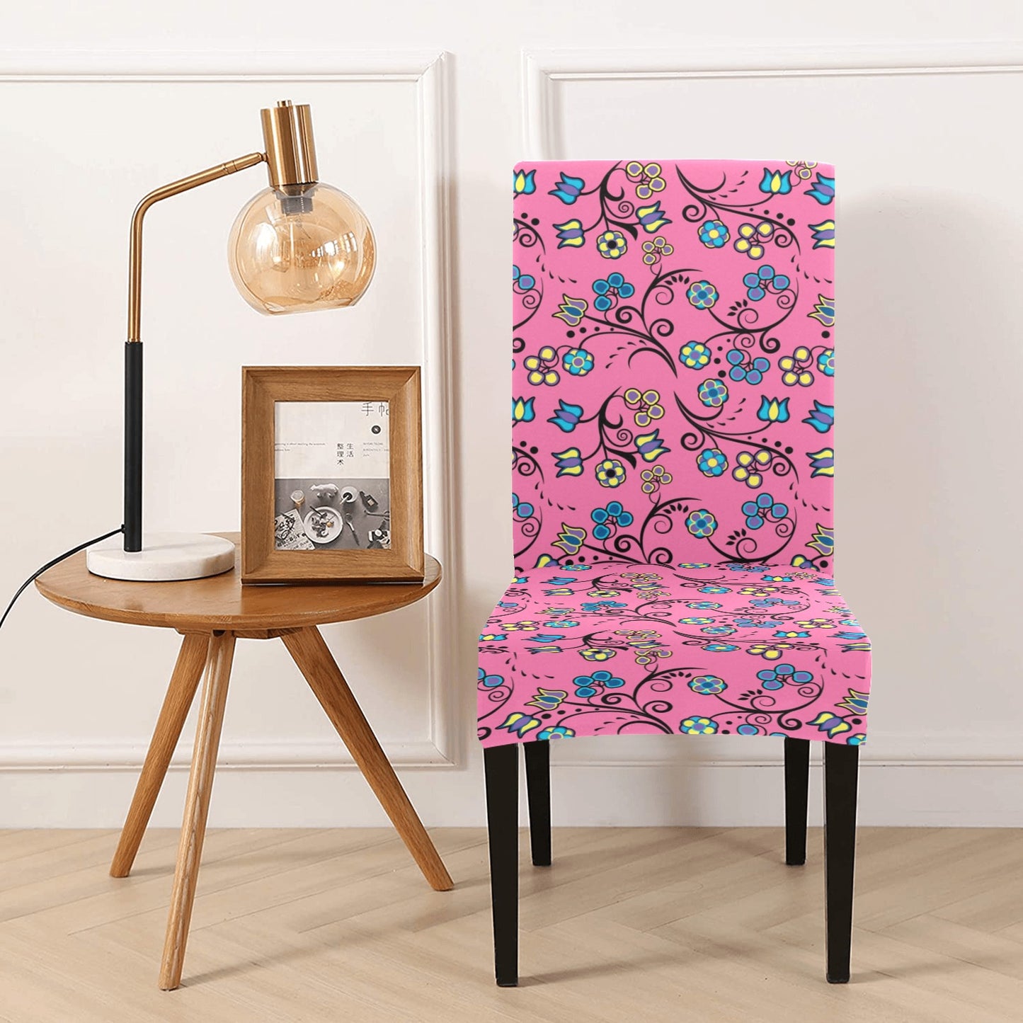 Blue Trio Bubblegum Chair Cover (Pack of 6)